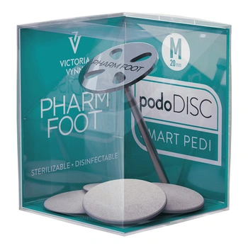 Pharm Foot Podo Disc Rozm. M 20 mm Metal Disc for Podiatric and Cosmetic Pedicure