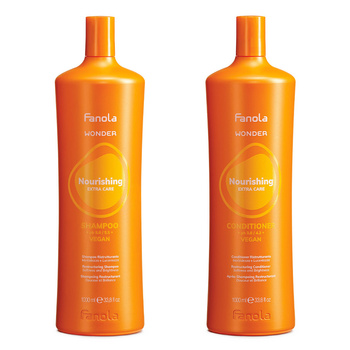 Fanola Set Wonder Champú Nutritivo Regenerador 1000 ml + Acondicionador 1000 ml