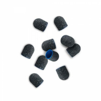 Capuchons de pédicure 7mm/120 10pcs. noir