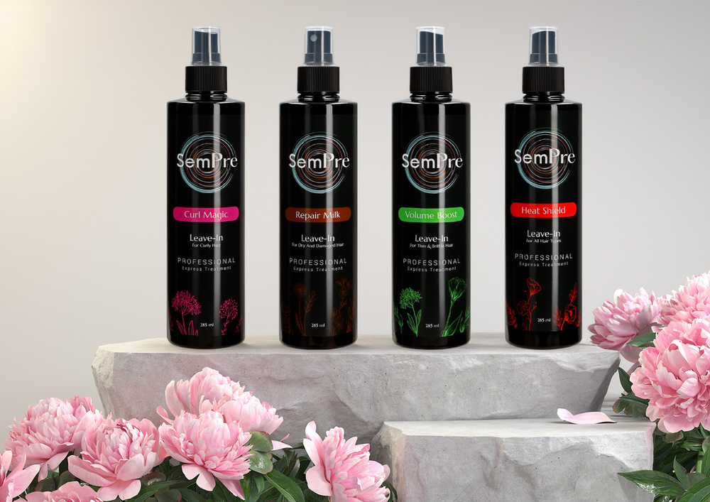 Sempre Heat Shield Leave-In Spray - Lämpöä suojaava hiussuihke 285 ml