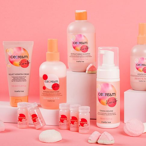 Inebrya Mousse tonificante de queratina 150 ml