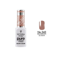VICTORIA VYNN 043 Híbrido cremoso puro Bella Brown barniz híbrido cremoso 8ml