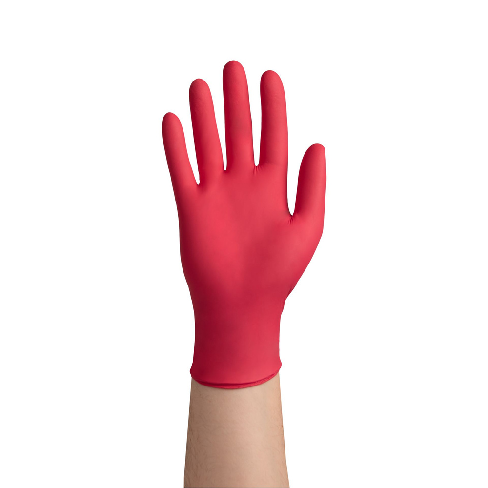 Zarys Easy Care Raspberry Nitrile Gloves S 100 pcs.