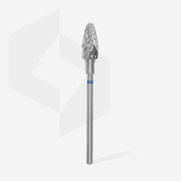 Staleks Hardmetalen Frees Rond Conisch Blauw 6 mm/14 mm