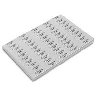 Clavier Mini bloque pulidor para uñas, gris, 100/180, 50 unidades.