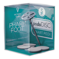 Pharm Foot Podo Disc Rozm. S Disque métallique de 15 mm pour la podologie et la pédicure esthétique