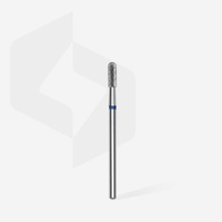 Staleks Frez Diamentowy Zaokrąglony Walec Niebieski Expert 2,3mm/6,5mm