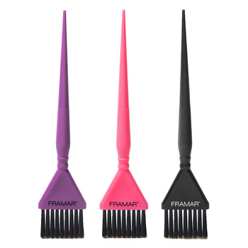 Framar Zestaw Klasycznych Pędzli do Koloryzacji 3 szt.