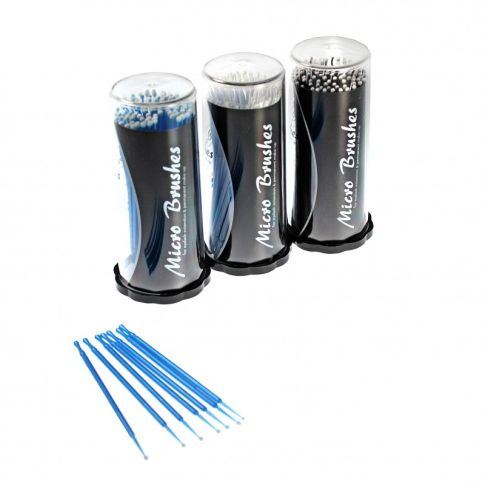 SECRET LASHES Micro Brush Applicators 1.5 - BLACK 100pcs.