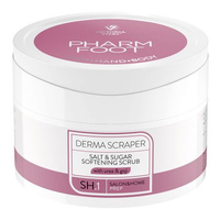 Pharm Foot Derma Scraper Verzachtende Zout en Suiker Scrub 200g