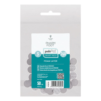 Pharm Foot Podo Vijl Schuimlaag 240 S Vervangingsschuurpads voor Podo Disc 50 stuks. - Navulzak