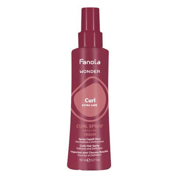 Fanola Wonder Curl Spray Stylizujący Nawilżający do Włosów Kręconych i Falowanych 150 ml