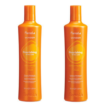 Fanola Șampon regenerant Wonder Nourishing 350ml + balsam 350ml