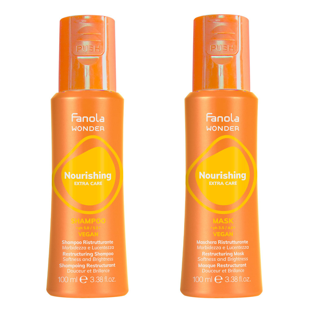 Fanola Wonder Nourishing Regenerating Shampoo 100 ml + Mask 100 ml