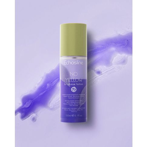 Echosline No Yellow Après-shampooing biphasé neutralisant les tons jaunes 150 ml