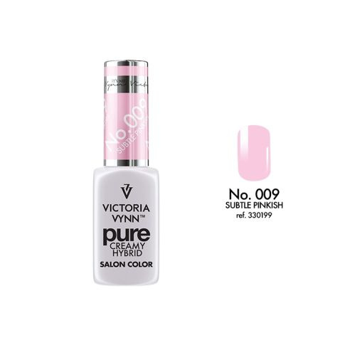 VICTORIA VYNN 009 Pure Creamy Hybrid Jemně narůžovělý krémový hybridní lak 8ml 