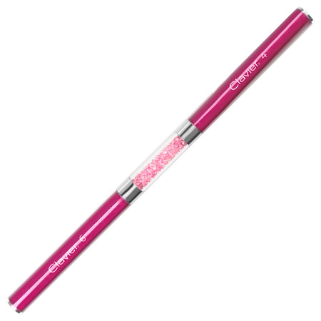 Clavier Pędzelek Do Żelu Dwustronny Różowy #4 #6