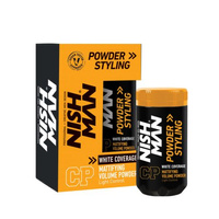 Nishman Powder Styling CP White Coverage Powder for Grey Hair 20g