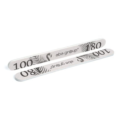 Aba Group Safe Package Straight Nail File 100/180 Standard - Flamingo