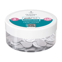 Pharm Foot Podo vijlplakband laag 240 S vervangende schuurschijven voor Podo Disc 50 stuks. - Pot