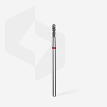 Staleks Frez Diamentowy Zaokrąglony Walec Czerwony Expert 2,3mm/6,5mm