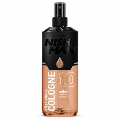 Nishman Kolínska voda po holení 10 Amber Eau de Cologne 400 ml