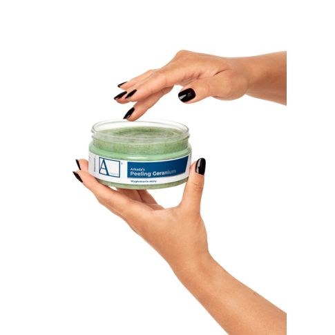 Arkada Geranium Antifungální cukrový peeling 300g 