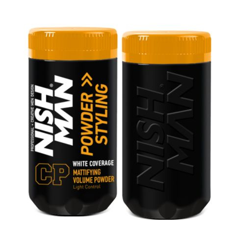 Nishman Powder Styling CP White Coverage Powder for Grey Hair 20g