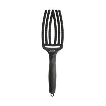 Olivia Garden Finger Brush Full Black Perie de păr medie Combo