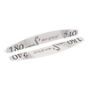 Aba Group Safe Package Crescent 180/240 Slim Nail File - Flamingo