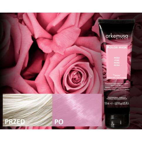 Arkemusa Barevná maska růžová 150 ml