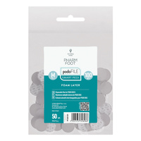 Pharm Foot Podo File Foam Layer 100 M Almohadillas abrasivas de recambio para Podo Disc 50 uds. - Bolsa de recambio