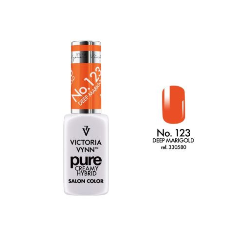 VICTORIA VYNN 123 Pure Creamy Hybrid Deep Marigold cream hybrid polish 8ml