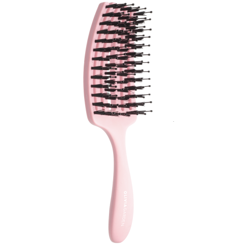 Olivia Garden Fingerbrush Care Mini Kids Rosa Haarbürste