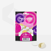 Staleks Biele pilníky na mäkkom podklade Pododisc L Expert 100 50ks