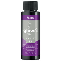 Fanola Glow & Glossy 4.1 Semipermanente Kleur 60 ml