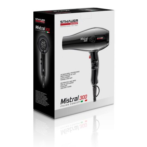 Sthauer Sèche-cheveux professionnel Mistral - Noir