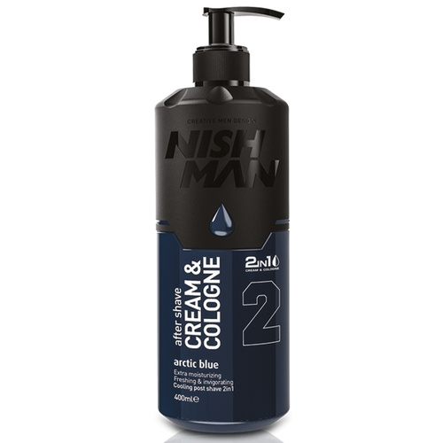 Nishman Aftershavecrème Cologne 02 Arctic Blue 400 ml