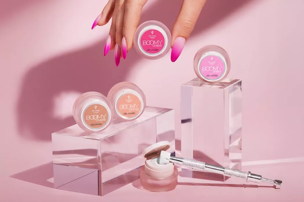 Victoria Vynn Boomy Ombre Gel Shimmer Nude Żel Do Zdobień 2g