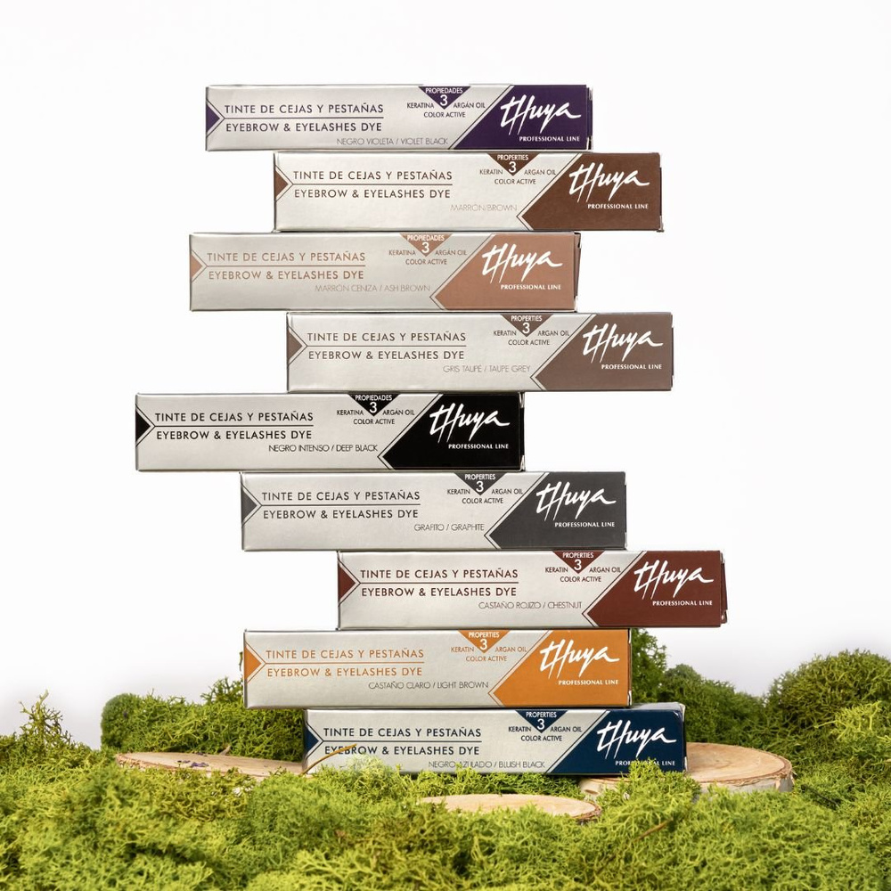 Thuya Color para Cejas y Pestañas Marrón Argán Keratina