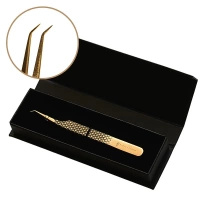 Noble Lashes Noble Gold PRO 3 Eyelash Extension Tweezers