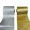 Folie de aluminiu pentru coafură Gold Fluted cu Feeder 100 metri 