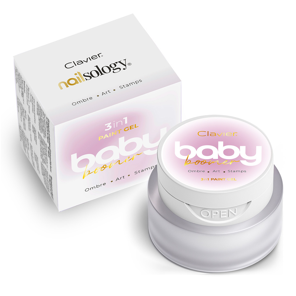 Clavier Baby Boomer S01Shimmer Gel de décoration 3in1 3g