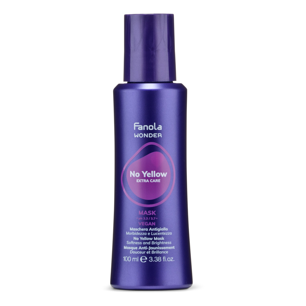 Fanola Wonder No Yellow Neutraliserande Mask för blont, blekt och grått hår 100ml