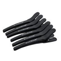 Blackomb Barber Hair Clips Crimped 6 pcs.