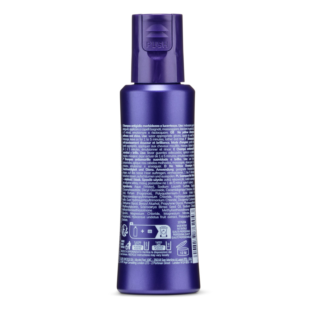FanolaWonder No Yellow Neutralisierendes Shampoo für blondes und graues Haar 100 ml