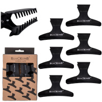 Blackomb Pinzas de pelo de carbono 6 uds.
