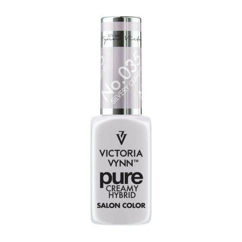 VICTORIA VYNN 035 Laca Híbrida Cremosa Pura Cemento Plateado 8ml