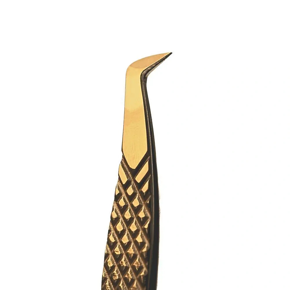 Noble Lashes Noble Gold PRO 2 Eyelash Extension Tweezers