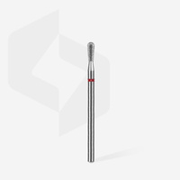 Staleks Frez Diamentowy Płomień Mini Czerwony Expert 2,3 mm/ 5mm